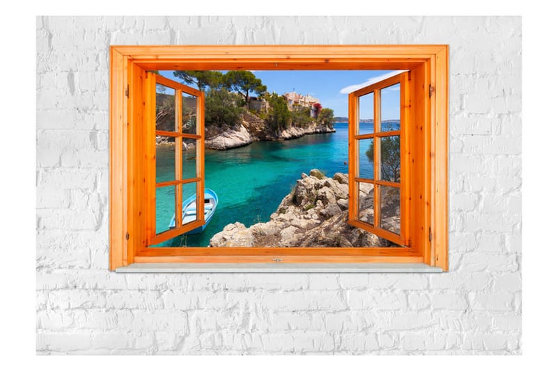 Fototapet Mediterranean Landscape 150x105 - Artgeist sp. z o. o. - Innredning - Veggdekorasjon - Tapeter - Fototapeter