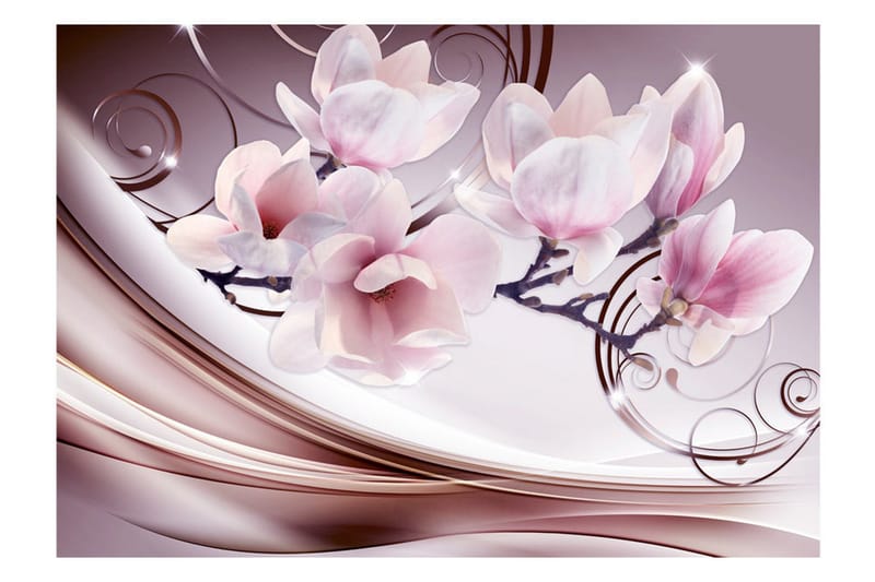 Fototapet Meet The Magnolias 150x105 - Artgeist sp. z o. o. - Innredning - Veggdekorasjon - Tapeter - Fototapeter