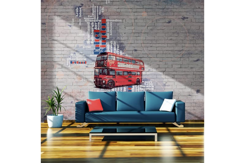 Fototapet Min London 400x309 - Artgeist sp. z o. o. - Innredning - Veggdekorasjon - Tapeter - Fototapeter