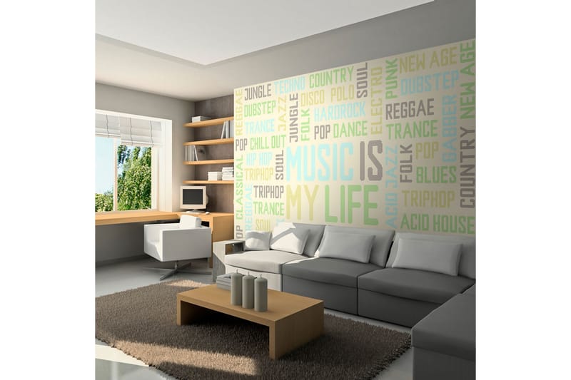 Fototapet Mix of Music Styles 250x193, Artgeist sp. z o. o.