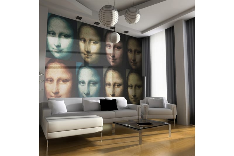 Fototapet Mona Lisa Pop Art 400x309 - Artgeist sp. z o. o. - Innredning - Veggdekorasjon - Tapeter - Fototapeter