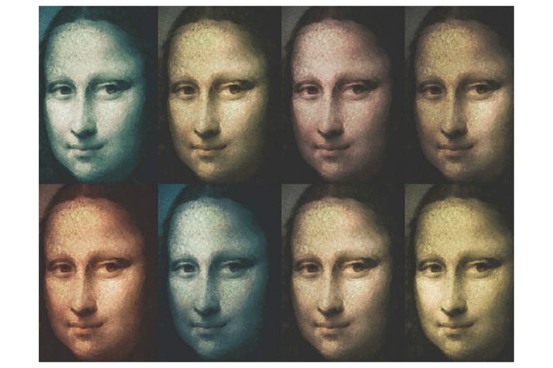 Fototapet Mona Lisa Pop Art 400x309 - Artgeist sp. z o. o. - Innredning - Veggdekorasjon - Tapeter - Fototapeter