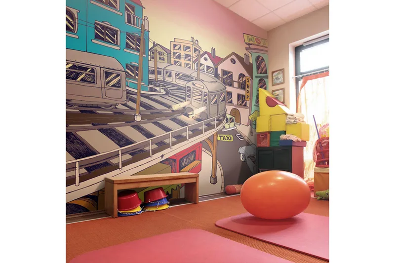 Fototapet Morning In A City 350x270, Artgeist sp. z o. o.