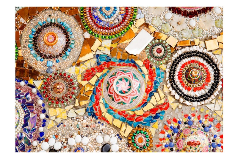 Fototapet Moroccan Mosaic 400x280 - Artgeist sp. z o. o. - Innredning - Veggdekorasjon - Tapeter - Fototapeter