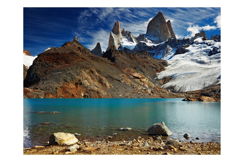 Fototapet Mount Fitz Roy Patagonia Argentina 200x154 - Artgeist sp. z o. o. - Innredning - Veggdekorasjon - Tapeter - Fototapeter