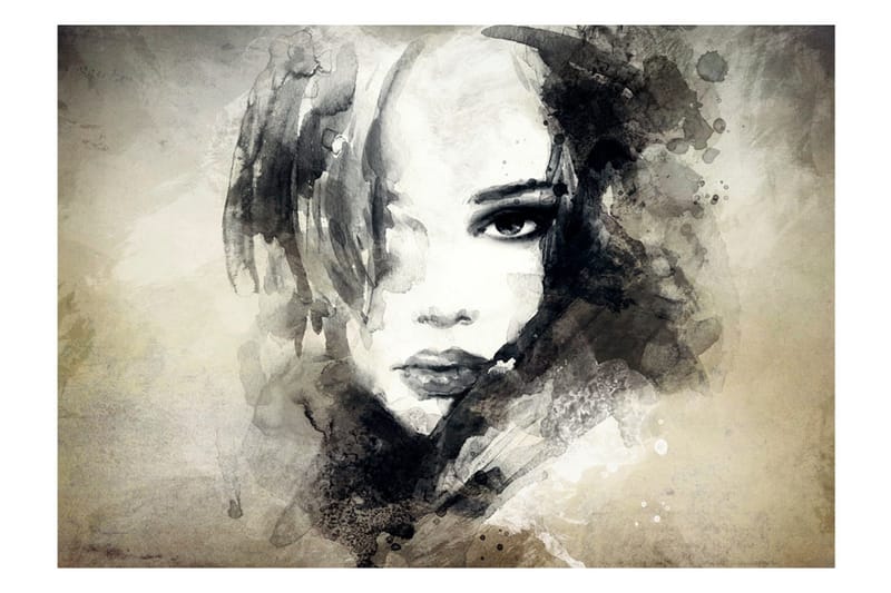 Fototapet Mysterious Girl 100x70 - Finnes i flere størrelser - Innredning - Veggdekorasjon - Tapeter - Fototapeter