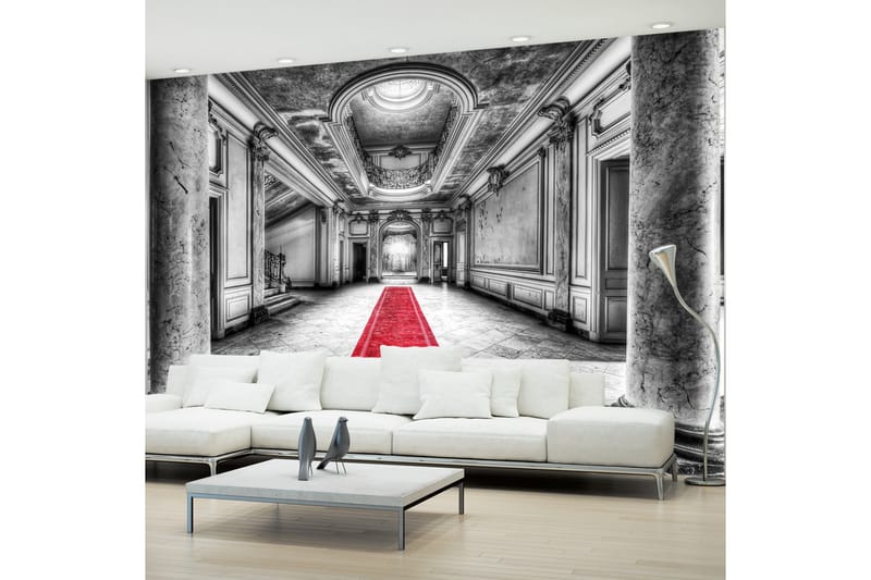 Fototapet Mystery Marble Black And White 100x70 - Artgeist sp. z o. o. - Innredning - Veggdekorasjon - Tapeter - Fototapeter