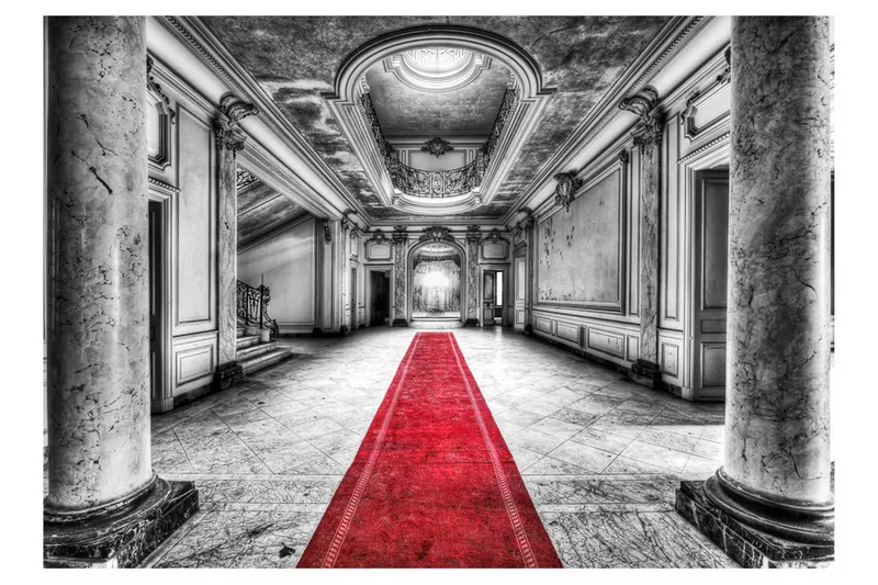 Fototapet Mystery Marble Black And White 350x245, Artgeist sp. z o. o.