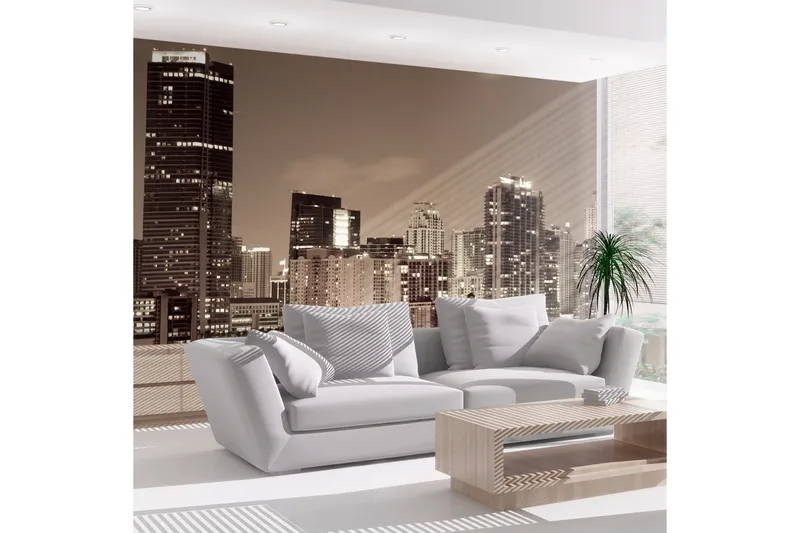 Fototapet Nattliv Miami 300x231 - Artgeist sp. z o. o. - Innredning - Veggdekorasjon - Tapeter - Fototapeter