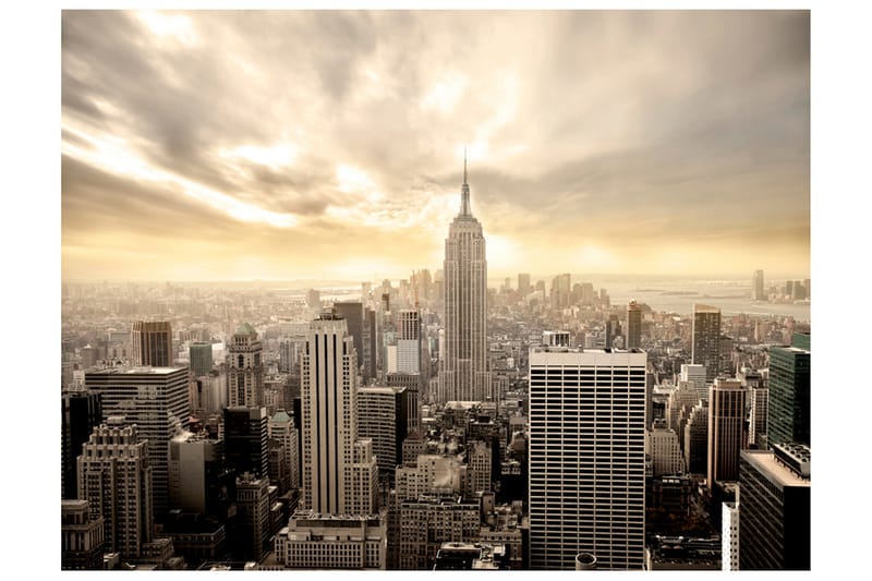 Fototapet New York Manhattan Dawn 200x154 - Artgeist sp. z o. o. - Innredning - Veggdekorasjon - Tapeter - Fototapeter