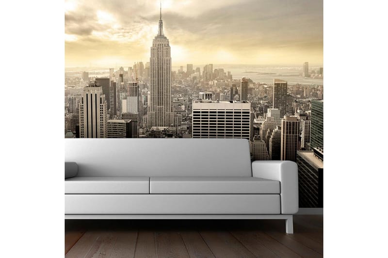 Fototapet New York Manhattan Morgengry 450x270 - Artgeist sp. z o. o. - Innredning - Veggdekorasjon - Tapeter - Fototapeter