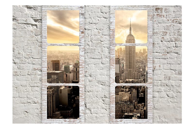 Fototapet New York View From The Window 350x245 - Artgeist sp. z o. o. - Innredning - Veggdekorasjon - Tapeter - Fototapeter