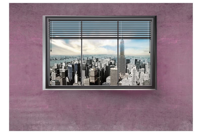 Fototapet New York Window II 300x210 - Artgeist sp. z o. o. - Innredning - Veggdekorasjon - Tapeter - Fototapeter