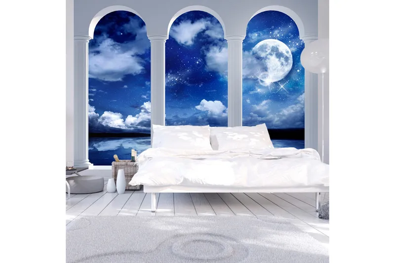 Fototapet Night In Greece 250x175, Artgeist sp. z o. o.
