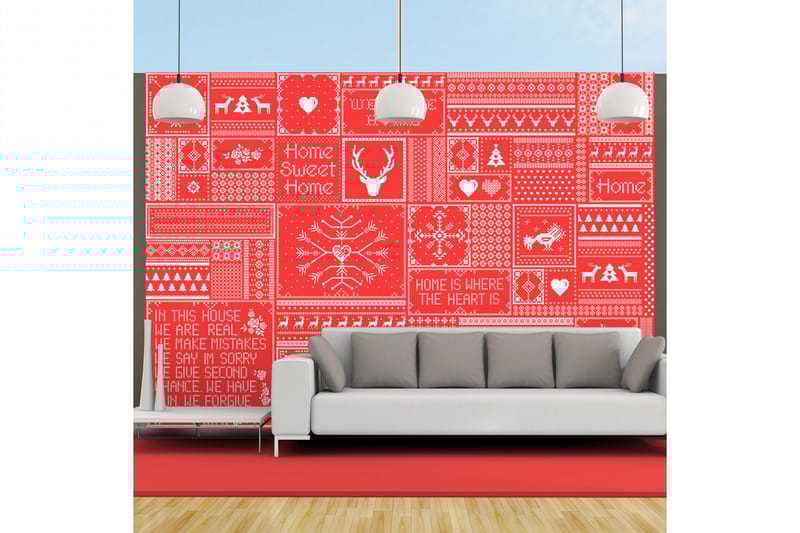 Fototapet Norwegian Composition 300x210 - Artgeist sp. z o. o. - Innredning - Veggdekorasjon - Tapeter - Fototapeter