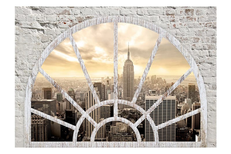 Fototapet NY City In The Morning 150x105 - Artgeist sp. z o. o. - Innredning - Veggdekorasjon - Tapeter - Fototapeter