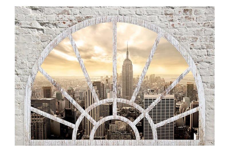 Fototapet NY City In The Morning 250x175 - Artgeist sp. z o. o. - Innredning - Veggdekorasjon - Tapeter - Fototapeter