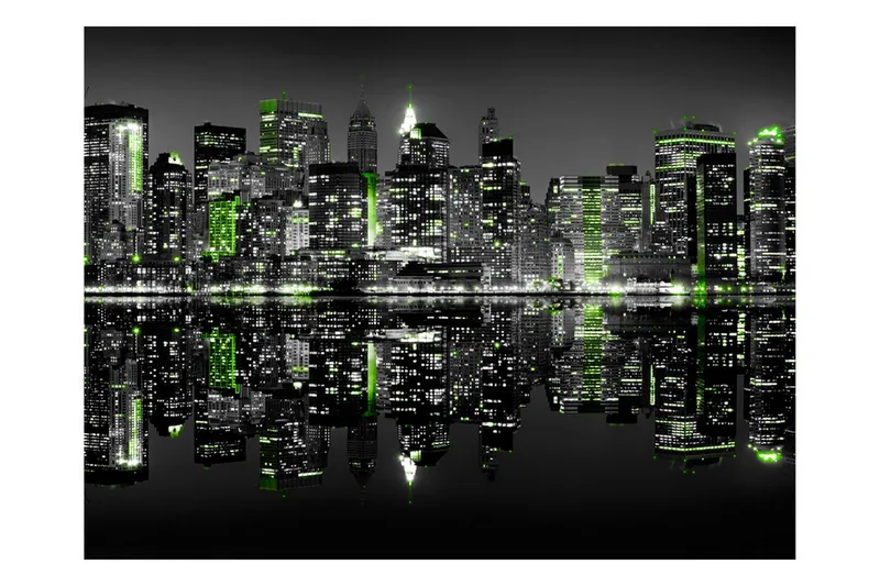 Fototapet NYC Sover 400x309 - Artgeist sp. z o. o. - Innredning - Veggdekorasjon - Tapeter - Fototapeter