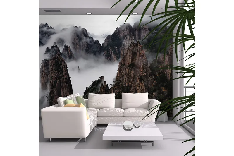 Fototapet Ocean Of Clouds Huangshan Mountain Kina 250x193, Artgeist sp. z o. o.