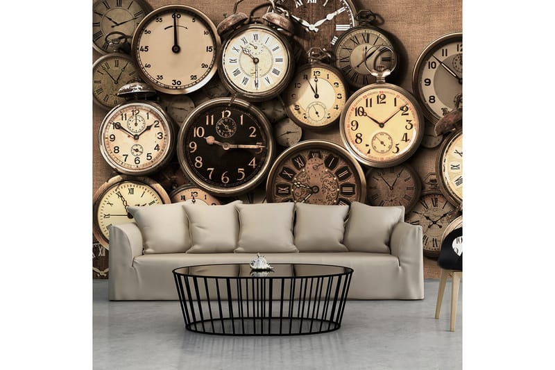 Fototapet Old Clocks 300x210 - Innredning - Veggdekorasjon - Tapeter - Fototapeter
