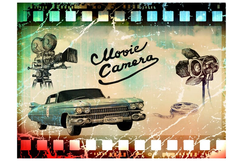 Fototapet On The Road To Hollywood 250x193 - Artgeist sp. z o. o. - Innredning - Veggdekorasjon - Tapeter - Fototapeter