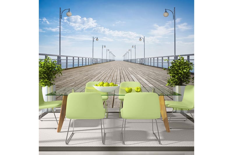 Fototapet On The Pier 200x140 - Artgeist sp. z o. o. - Innredning - Veggdekorasjon - Tapeter - Fototapeter