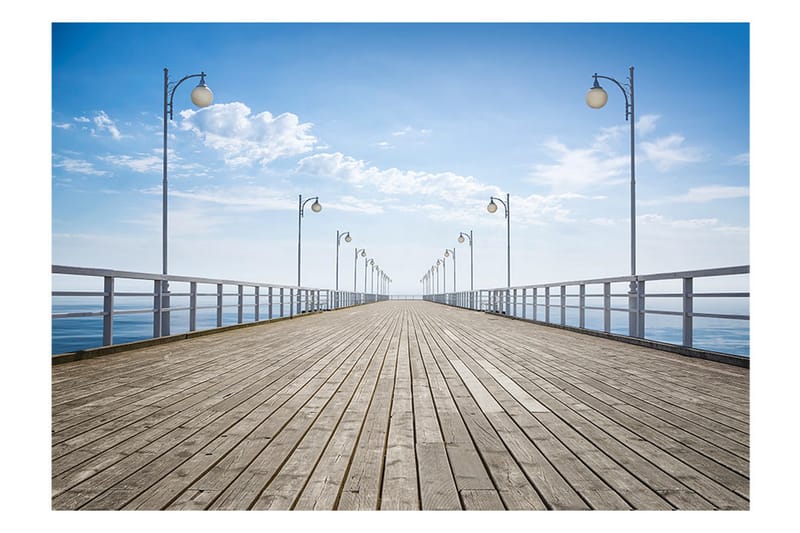 Fototapet On The Pier 400x280 - Artgeist sp. z o. o. - Innredning - Veggdekorasjon - Tapeter - Fototapeter