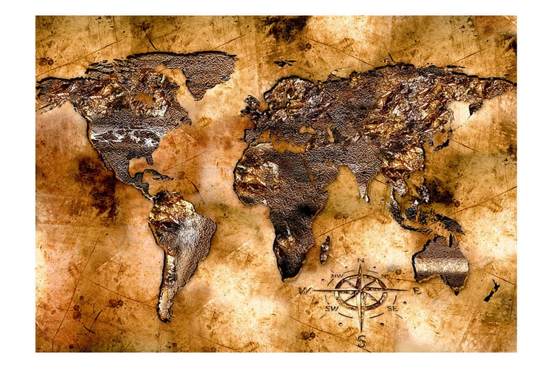 Fototapet Opalescent Continents 250x175, Finnes i flere størrelser