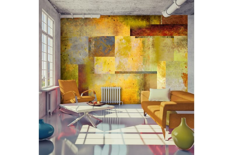 Fototapet Orange Hue Of Art Expression 350x245, Artgeist sp. z o. o.