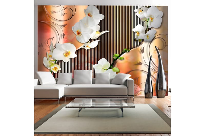 Fototapet Orchid 250x175 - Artgeist sp. z o. o. - Innredning - Veggdekorasjon - Tapeter - Fototapeter