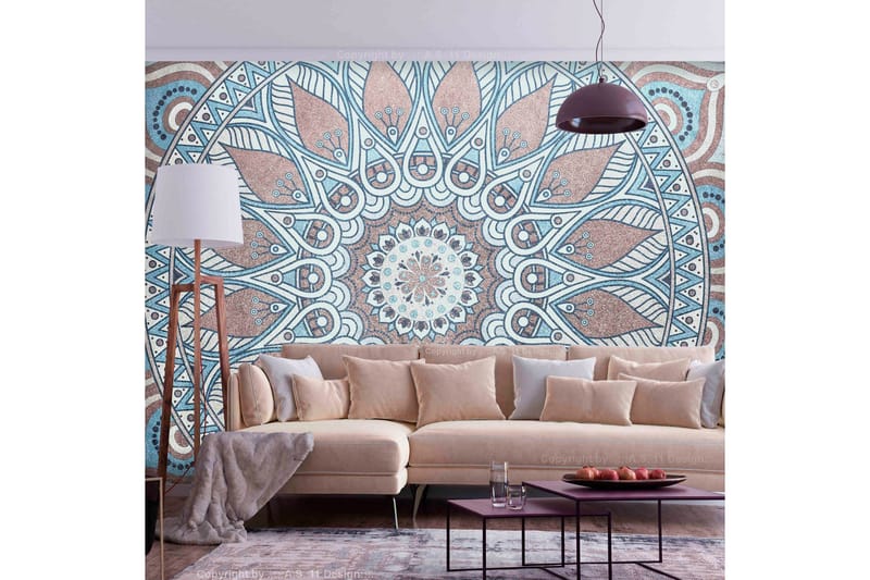 Fototapet Oriental Circle 150x105 - Finnes i flere størrelser - Innredning - Veggdekorasjon - Tapeter - Fototapeter