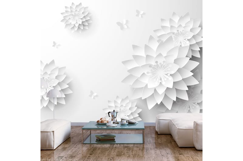 Fototapet Oriental Flowers 100x70, Finnes i flere størrelser