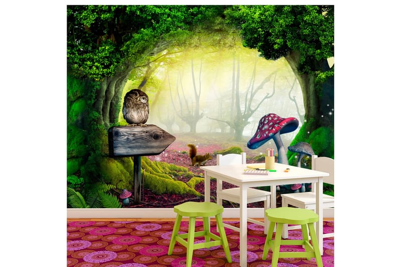 Fototapet Owlish Corner 100x70, Artgeist sp. z o. o.