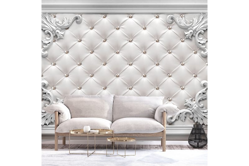 Fototapet Quilted Leather 250x175 - Artgeist sp. z o. o. - Innredning - Veggdekorasjon - Tapeter - Fototapeter