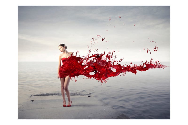 Fototapet Red Beauty 250x193 - Artgeist sp. z o. o. - Innredning - Veggdekorasjon - Tapeter - Fototapeter