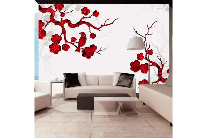 Fototapet Red Bush 100x70, Artgeist sp. z o. o.