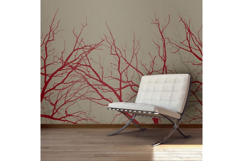 Fototapet Red-Hot Branches 250x193 - Artgeist sp. z o. o. - Innredning - Veggdekorasjon - Tapeter - Fototapeter