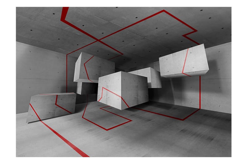 Fototapet Red Trail 400x280, Artgeist sp. z o. o.