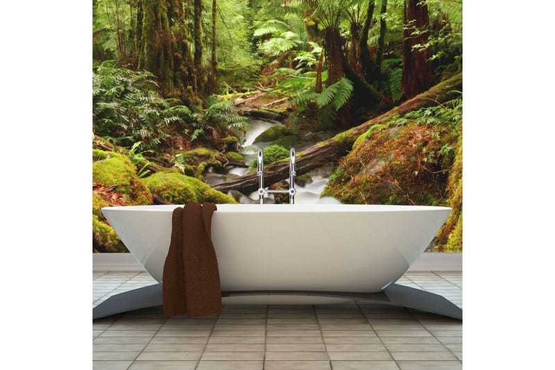 Fototapet Regnskog 450x270 - Artgeist sp. z o. o. - Innredning - Veggdekorasjon - Tapeter - Fototapeter