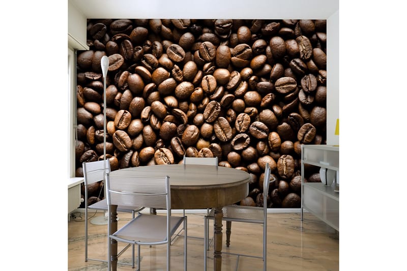 Fototapet Roasted Coffee Beans 350x270 - Artgeist sp. z o. o. - Innredning - Veggdekorasjon - Tapeter - Fototapeter