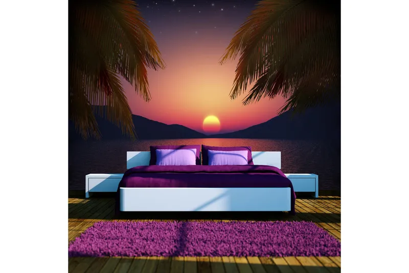 Fototapet Romantic Evening On The Beach 200x140, Artgeist sp. z o. o.