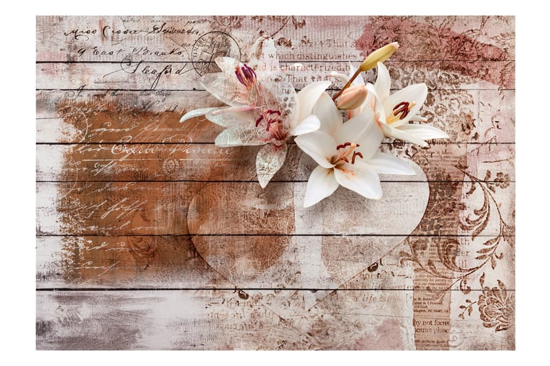 Fototapet Romantic Memories 150x105 - Innredning - Veggdekorasjon - Tapeter - Fototapeter