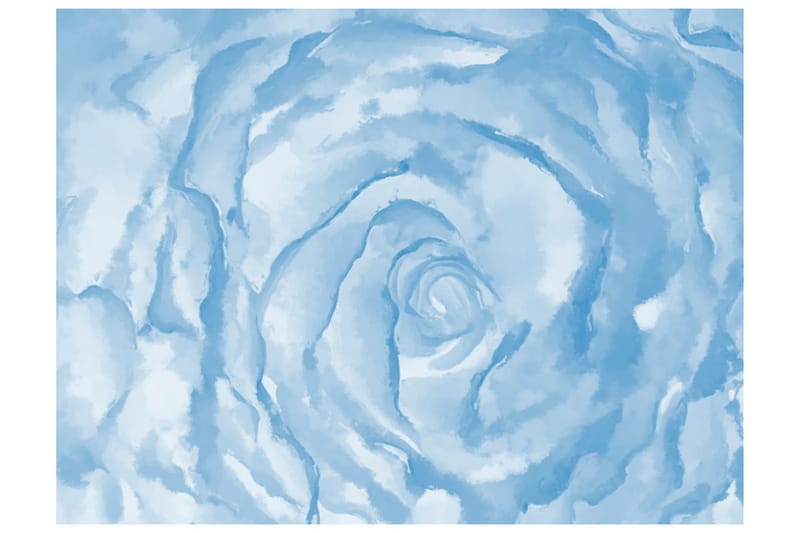 Fototapet Rose Blå 350x270 - Artgeist sp. z o. o. - Innredning - Veggdekorasjon - Tapeter - Fototapeter