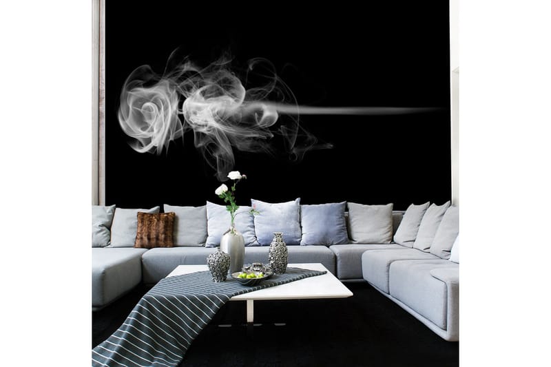 Fototapet Rose Smoke 200x154 - Artgeist sp. z o. o. - Innredning - Veggdekorasjon - Tapeter - Fototapeter