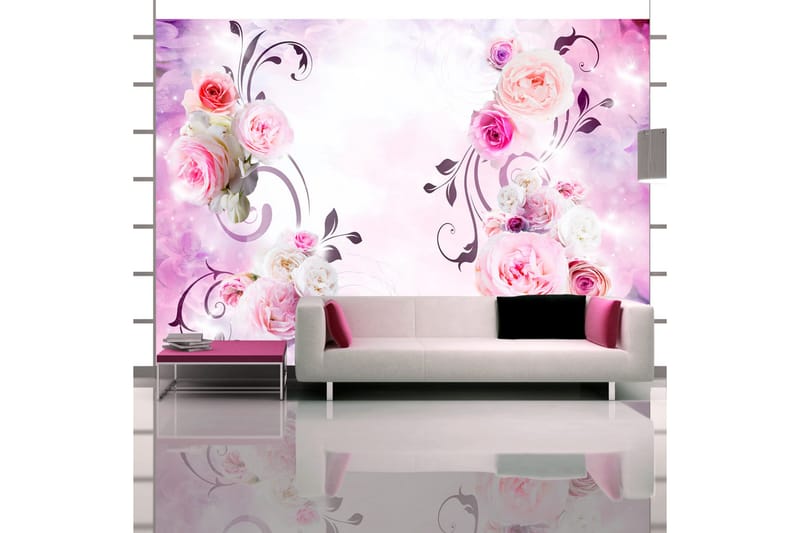 Fototapet Rose Variations 100x70 - Artgeist sp. z o. o. - Innredning - Veggdekorasjon - Tapeter - Fototapeter