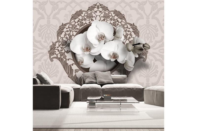 Fototapet Royal Orchids 100x70 - Artgeist sp. z o. o. - Innredning - Veggdekorasjon - Tapeter - Fototapeter