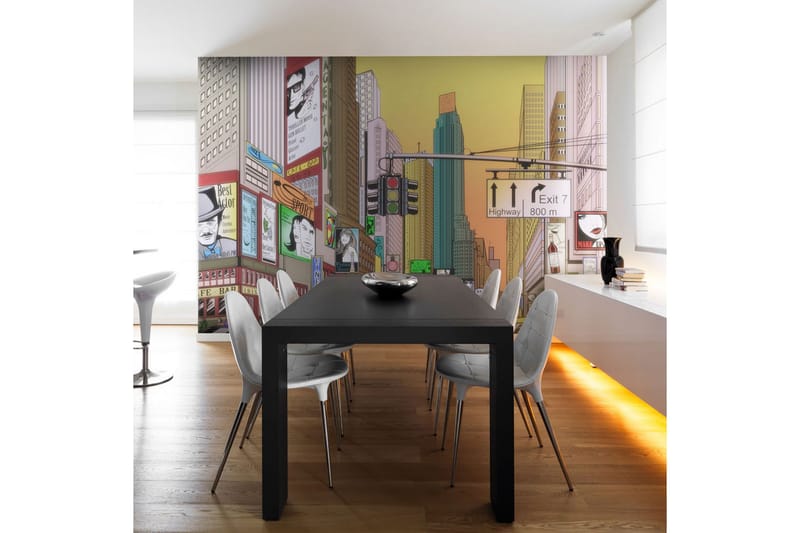 Fototapet Rush Hour NY 350x270 - Artgeist sp. z o. o. - Innredning - Veggdekorasjon - Tapeter - Fototapeter