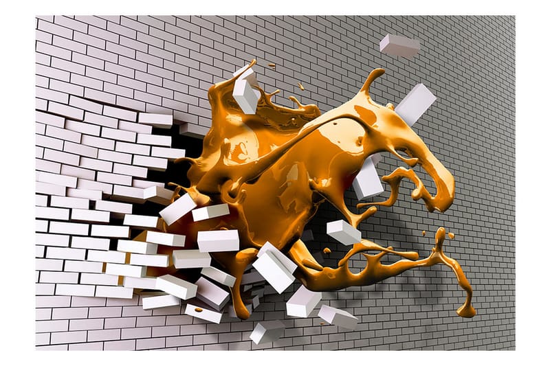 Fototapet Saffron Afflatus 250x175 - Artgeist sp. z o. o. - Innredning - Veggdekorasjon - Tapeter - Fototapeter