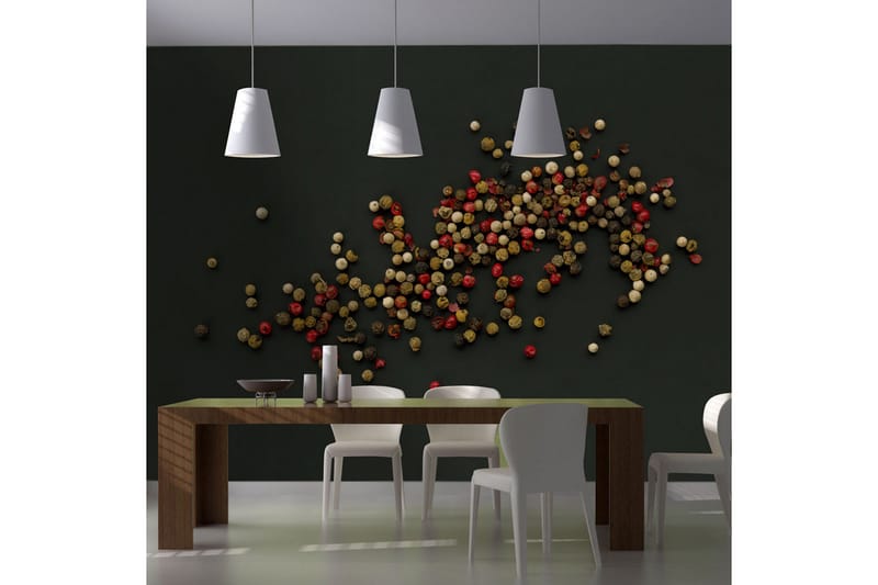 Fototapet Sammansetning Av Farget Pepper 300x231 - Artgeist sp. z o. o. - Innredning - Veggdekorasjon - Tapeter - Fototapeter