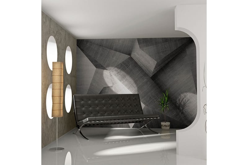 Fototapet Sammenfatning Betongblokk 400x309 - Artgeist sp. z o. o. - Innredning - Veggdekorasjon - Tapeter - Fototapeter